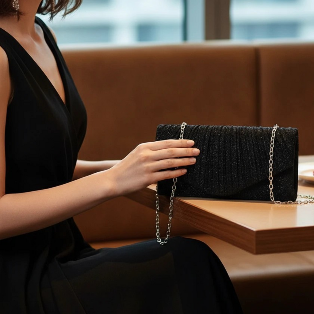 Elegant Kuvertväska- Svart