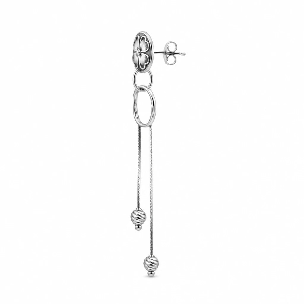 Silverfinish Örhängen- 316L Stainless Steel