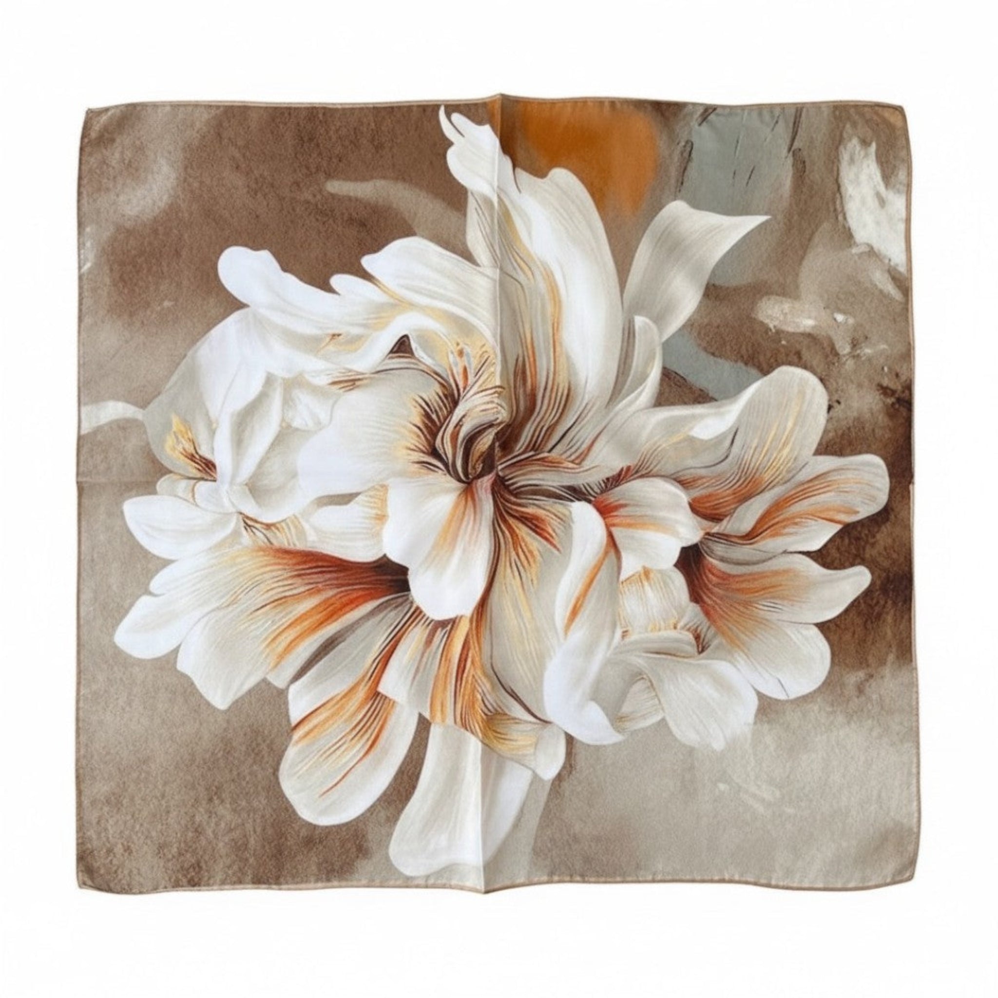 Dam Scarf- Blommigt Mönster