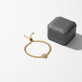 Elegant Armband Med Hjärtformat Smycke