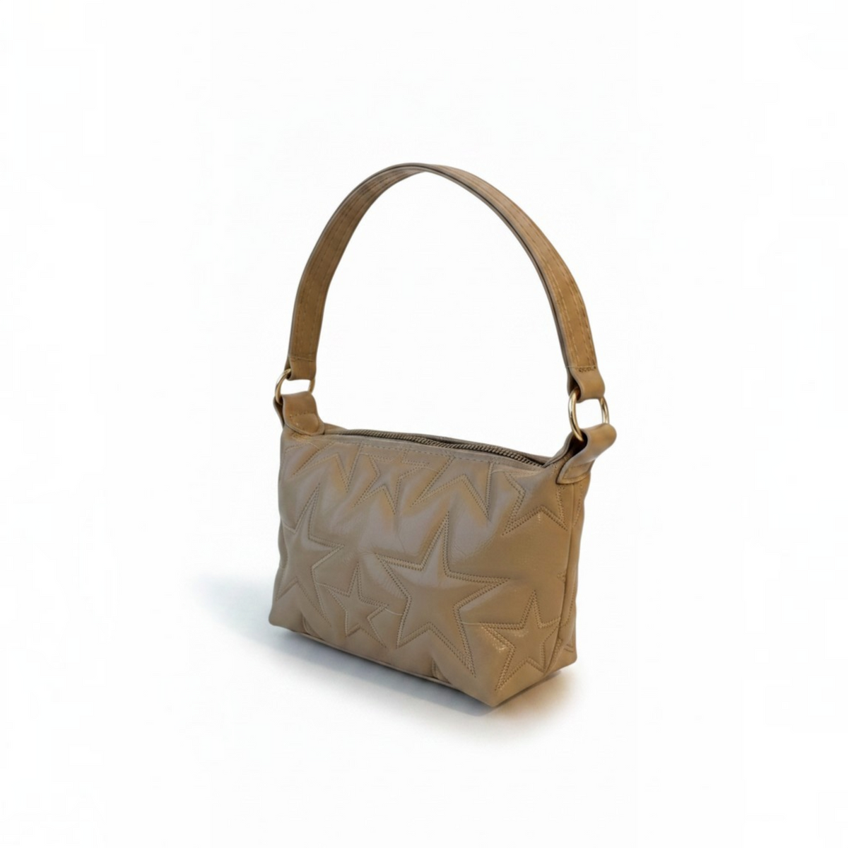 Mörk Beige Handväska- Kompakt Design